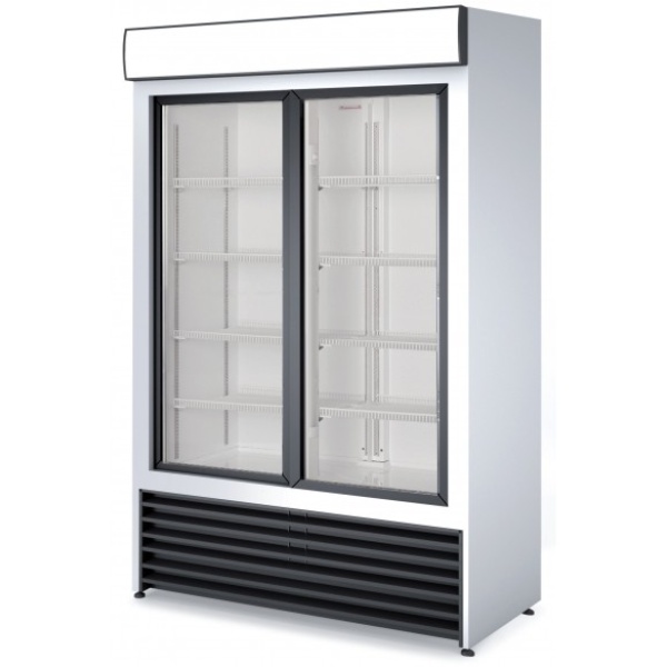 Armario Expositor Refrigerado 2 Puertas Correderas Vidrio RVCS1000