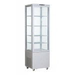 Armario Expositor Refrigerado 4 caras de Cristal Blanco 238 L XC238L-B