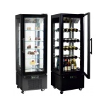 Armario Expositor Refrigerado 400 Litros 4 Caras de Cristal Línea VIBORG UPD400-C