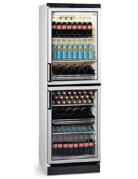 Expositor refrigerado Puerta doble 347Lts EUROFRED FKG370/2P.