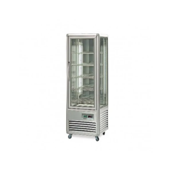 Armario Refrigerado Pastelerías 4 caras de cristal 350 litros Bitemperatura SNELLE350BTVBISNEW EUROFRED