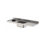 Fregadero Industrial Acero Inoxidable Con Aro Desbarazado Para Lavavajillas Con 1 Cuba con Escurridor
