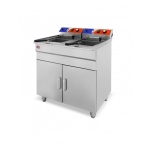 Freidora Eléctrica Doble con Mueble 12+12 Litros Línea PEKÍN EF-162VC