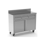 Mesa de Apoyo y Servicio de terraza con Puertas y Cajones MTC50 ERATOS