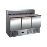 Mesa GN1/1 Preparación Ensaladas Encimera de Granito Fondo 700 PS903