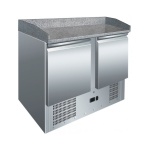 Mesa GN1/1 Preparación Pizzas Encimera de Granito Fondo 700 S902PZ