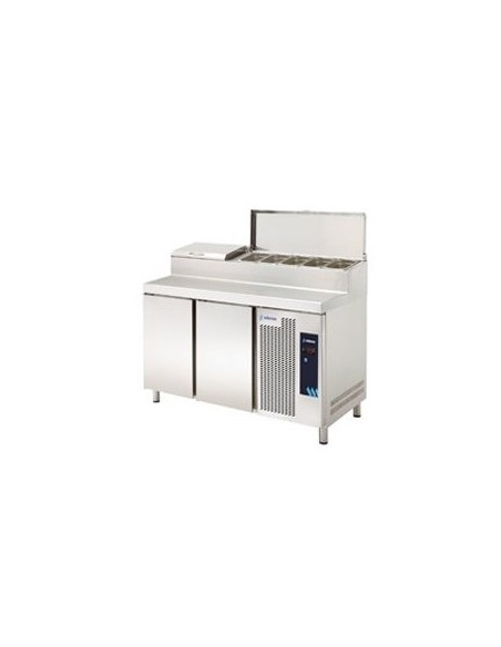 Mesa Refrigerada para preparación de ensaladas y pizzas Serie GN 1/1 MPGE2 EDENOX