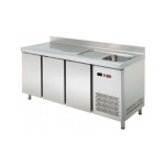 Mesa Snack Refrigerada con Fregadero Fondo 600 MRCH-200F