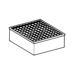 Pileta con sifón vertical inoxidable Línea MAGISTRA PLUS 900 MBM