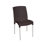 Silla apliable Negra GJ976 BOLERO (Juego de 4)