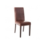 Silla comedor símil cuero Antique marrón GR369 Bolero (Juego 2)