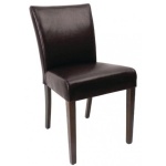 Silla comedor símil cuero Contemporary marrón GR366 Bolero (Juego 2)