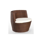 Sillón módulo de rattan con cojín OLBIA