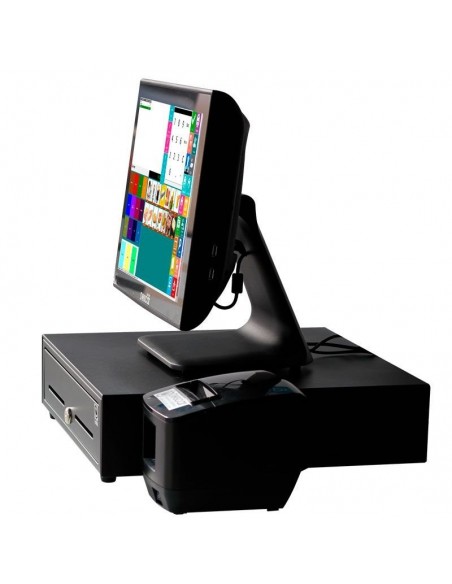 TPV Táctil 15'' Compacto + Tablet - Restaurantes y Bares - 80mm - 4GB