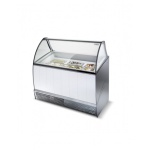 Vitrina Expositora Refrigerada Profesional para Heladerías Cristal Curvo NEW BERMUDA EUROFRED