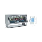Vitrina Refrigerada Cerrada Exterior Acero Inoxidable MAFVCC-9-20