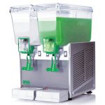 Dispensador Y Enfriador Doble Industrial De Bebidas De 12 Litros Cada Dispensador